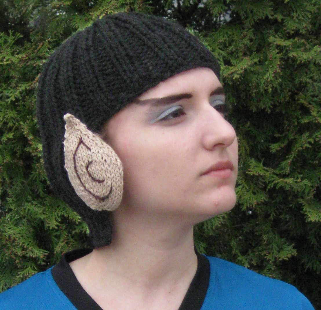 Knitted Spock Hat: How Star Trek Fans Keep Their Domes Warm Knitted Spock Hat: How Star Trek Fans Keep Their Domes Warm