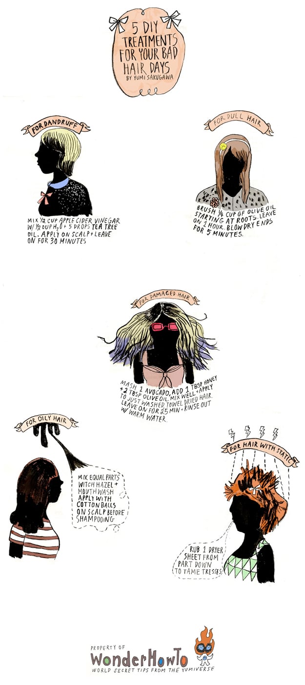 5 DIY Treatments For Bad Hair Day Emergencies