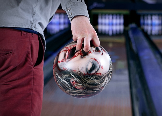 Severed Zombie Head Bowling Ball Designs Severed Zombie Head Bowling Ball Designs