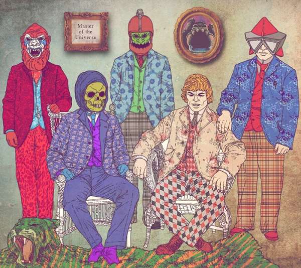 Childhood Heroes Go Hipster Cool In Retro Images Childhood Heroes Go Hipster Cool In Retro Images