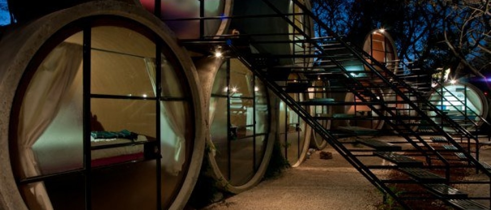 Drainage Tube Hotel: Next Generation Recycled Living