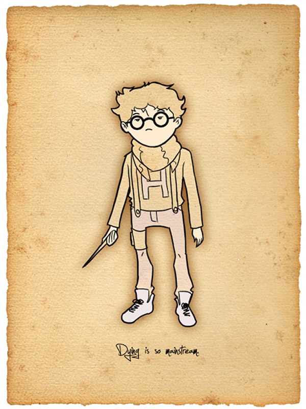 Design Inspiration: Hipster Harry Potter Illustrations Design Inspiration: Hipster Harry Potter Illustrations