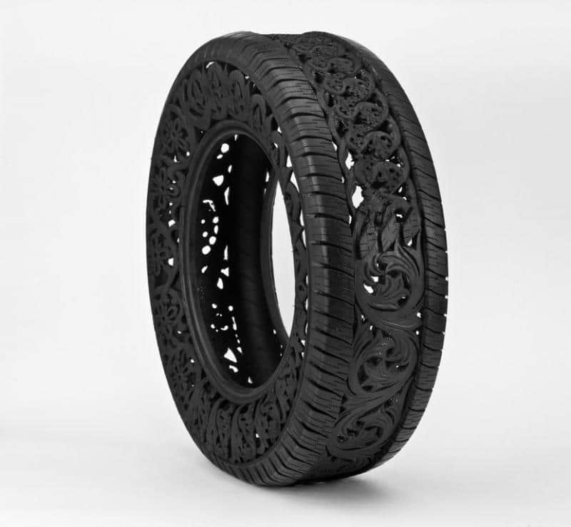 Tire Carvings: The Next Level Of Insane Creativity