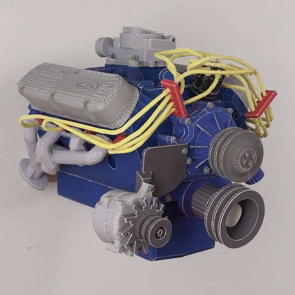 Guy Builds Life-Size Ford Mustang Coupe Entirely Out Of Paper