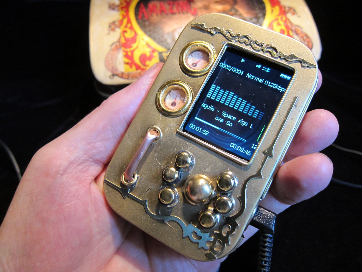 Steampunk Mp3 Player Will Match Your Retro Time Machine Steampunk Mp3 Player Will Match Your Retro Time Machine