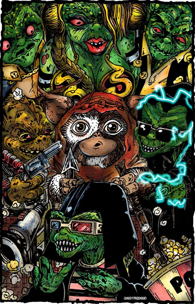 A Bizarrely Creative Mashup: Star Wars & Classic Scary Movies A Bizarrely Creative Mashup: Star Wars & Classic Scary Movies