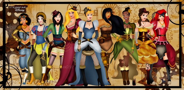 Disney Goes Steampunk: 9 Princesses With Spunky Style Disney Goes Steampunk: 9 Princesses With Spunky Style