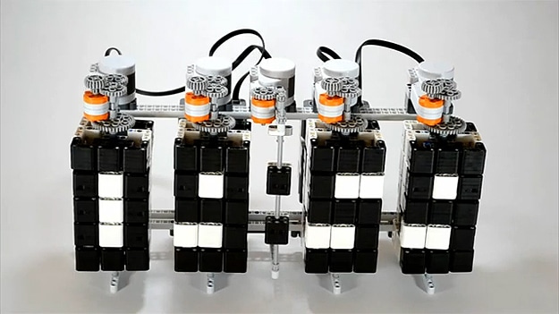 Twisted Time Lego Clock Is An Optimized Build Of Awesomeness Twisted Time Lego Clock Is An Optimized Build Of Awesomeness