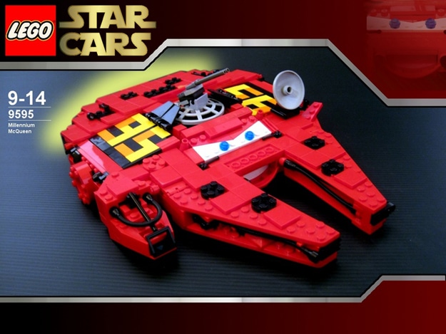 Millennium McQueen: A Bizarrely Interesting Creative Lego Mashup Millennium McQueen: A Bizarrely Interesting Creative Lego Mashup