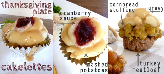 Food Design Thanksgiving Cupcakes Made From Turkey And Stuffing Bit Rebels