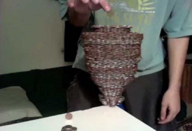 World Record: 3,118 Coins Stacked On 1 Dime (This Is Insane!)