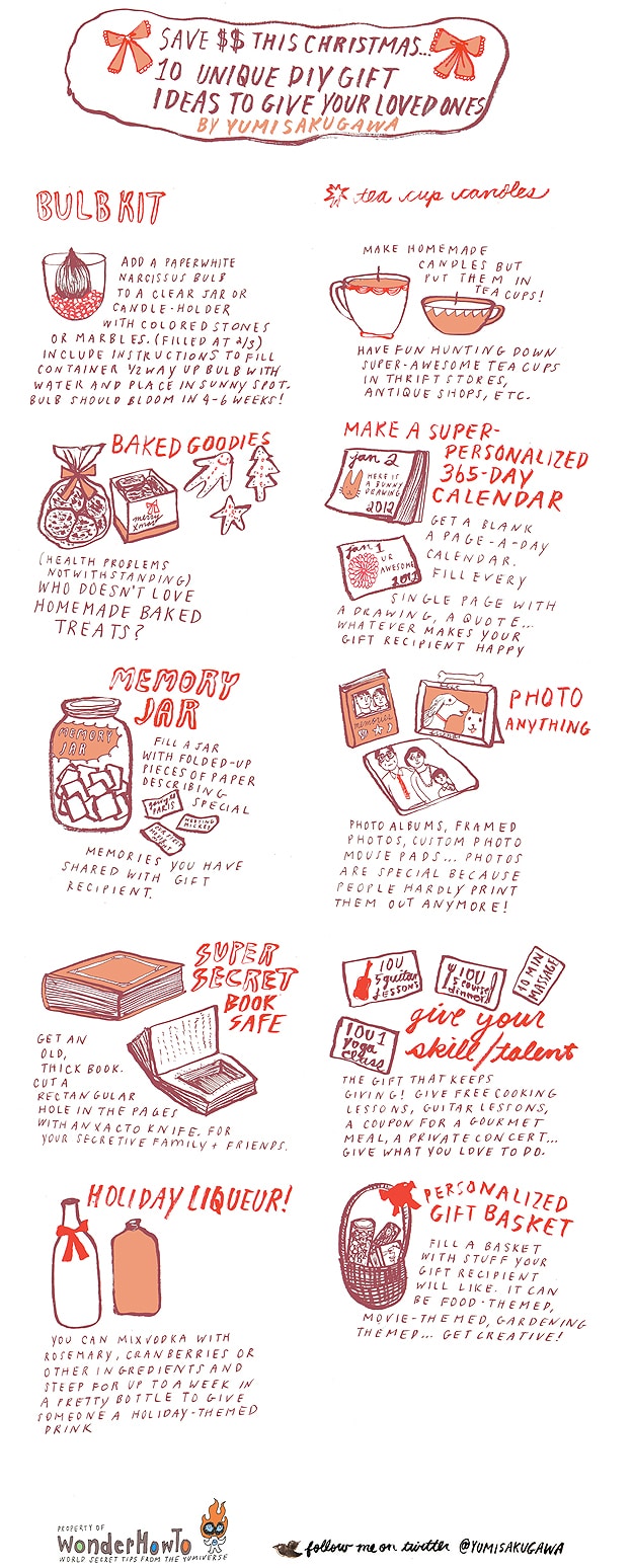 10 DIY Thoughtful & Inexpensive Handmade Holiday Gift Ideas 10 DIY Thoughtful & Inexpensive Handmade Holiday Gift Ideas