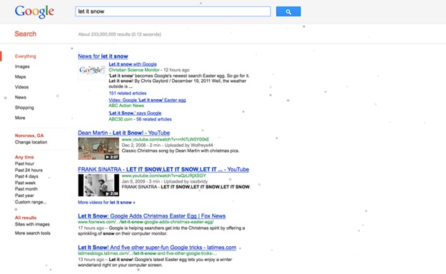 Let It Snow: Google’s Fun Little Trick Will Make You Smile Let It Snow: Google’s Fun Little Trick Will Make You Smile