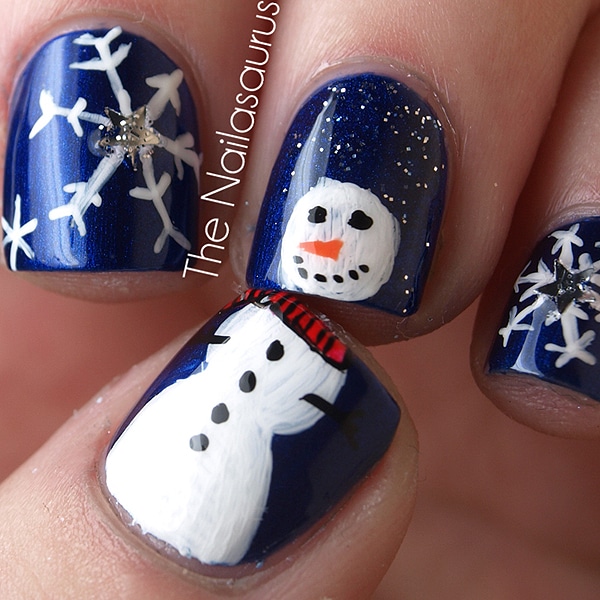 8 Stunning Holiday Nail Art Designs