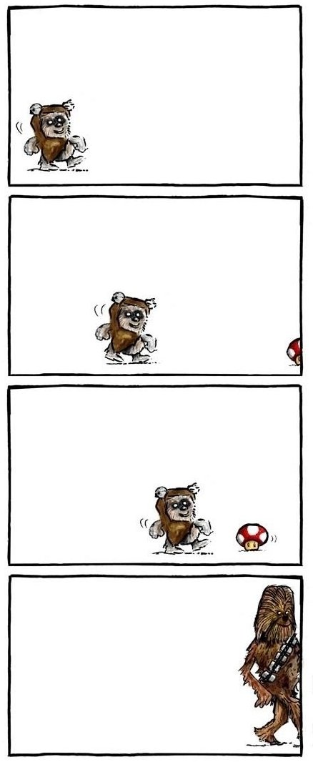 The Simple Story About How Chewbacca Grew Up [Comic]