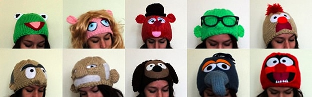 Design Inspiration: 10 Warm & Fuzzy Knitted Muppet Hats Design Inspiration: 10 Warm & Fuzzy Knitted Muppet Hats