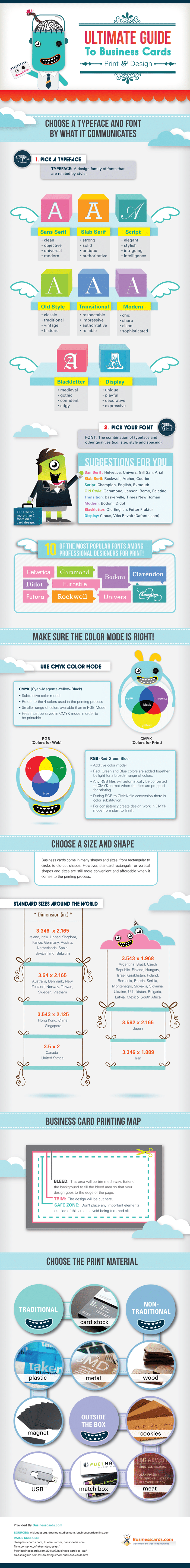 The Ultimate Guide To Business Card Design [Infographic]