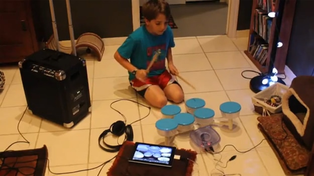 Awesome Portable Drum Kit Created From IKEA Bowls Awesome Portable Drum Kit Created From IKEA Bowls