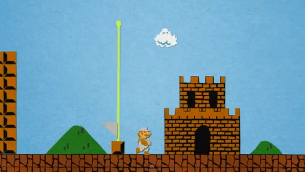 Intense Super Mario Papercraft Stop Motion [Video]
