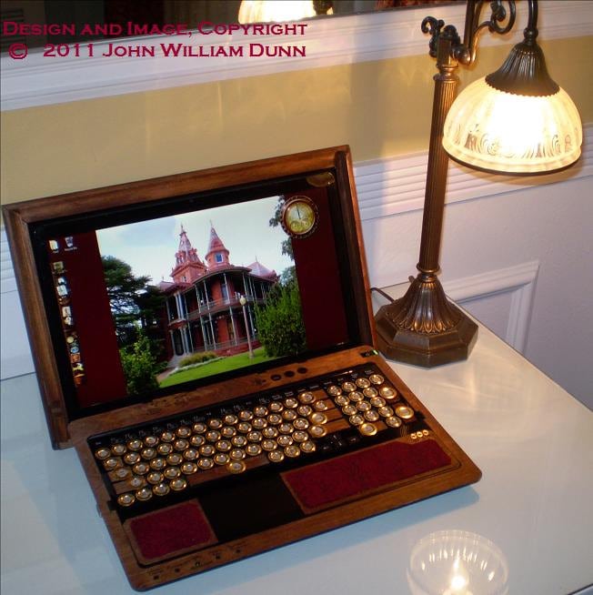The Mesmerizing Sony Laptop Steampunk Treatment The Mesmerizing Sony Laptop Steampunk Treatment
