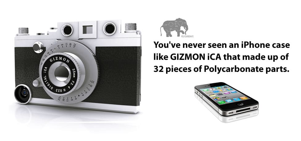 Gizmon iCA Case: Turn Your iPhone Into A Vintage Camera Gizmon iCA Case: Turn Your iPhone Into A Vintage Camera