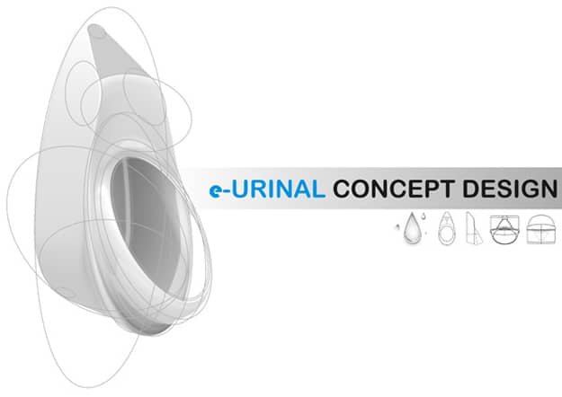 The Urinal Design That Gives You A Health Score On A Touchscreen The Urinal Design That Gives You A Health Score On A Touchscreen