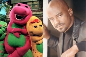 Actor Inside Barney Costume