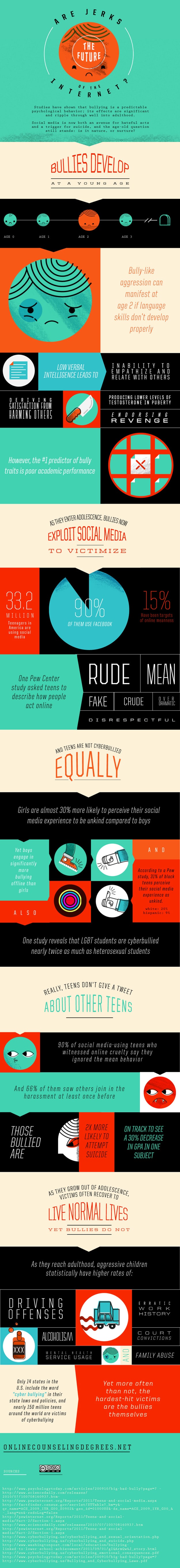 Cyberbullying: Jerks On The Internet [Infographic]