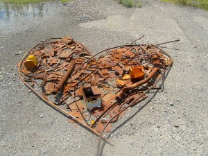 Heart Photography Found Outside