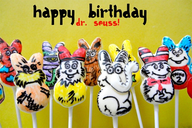 Delicious Mashup: Dr. Seuss, The Lorax & Marshmallow Peeps