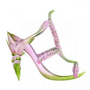 Lovely_Pink_Flower_Botanical_Shoe