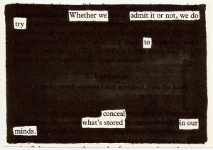 Creative Poems Created With Print