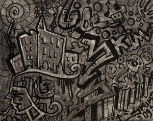 Man Paints With Pollution