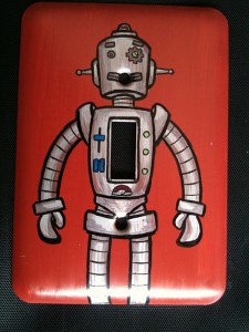 Handpainted Robot Home Decor