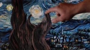 Famous Painting Touchscreen Animation