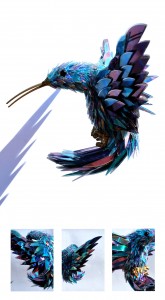 shattered-cd-animal-scultures