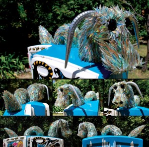 shattered-cd-animal-scultures