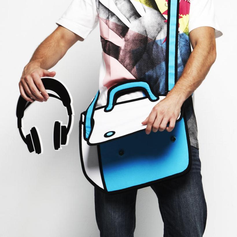 Cartoon Handbags: Real 2D Handbags For The Geek