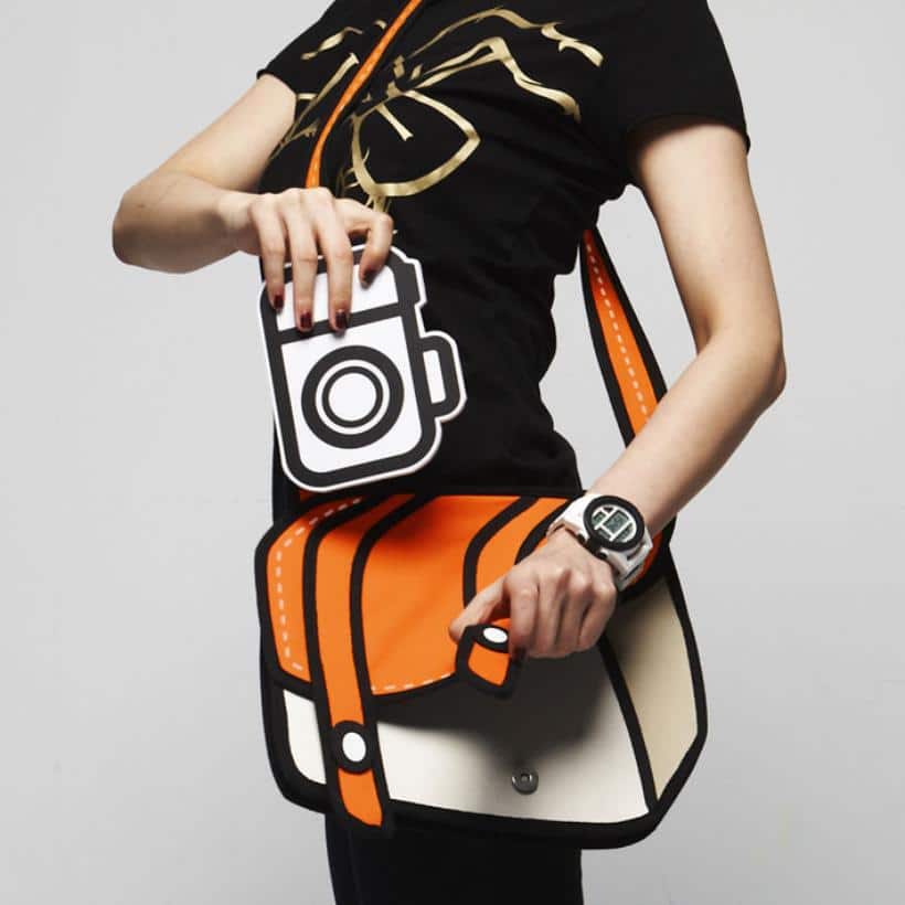 Cartoon Handbags: Real 2D Handbags For The Geek | Bit Rebels