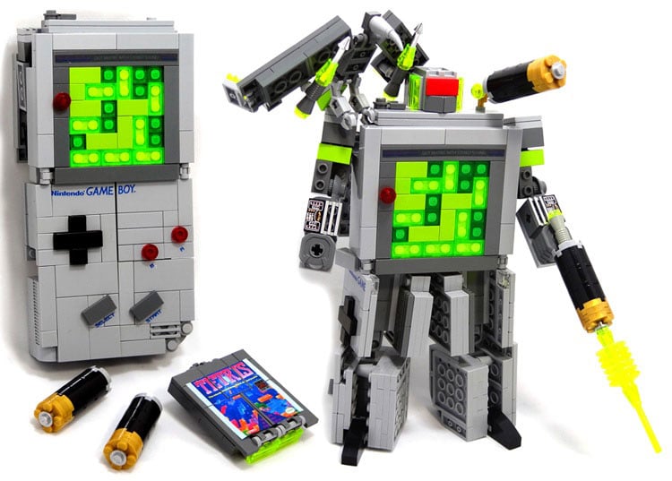 Retro Defined In This Lego Game Boy Transformer Retro Defined In This Lego Game Boy Transformer