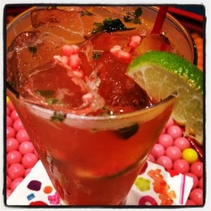 Nerd Mojito Candy Cocktail