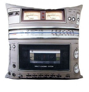 Retro-Boombox-Pillow-Set