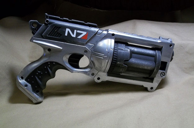 Mass Effect Inspired Nerf Gun Mods Mass Effect Inspired Nerf Gun Mods