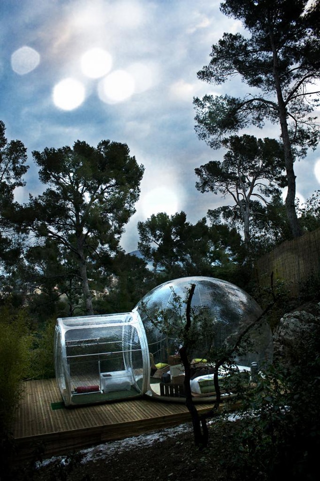 Bubble Hotel Lets You Sleep Under The Sky In A Plastic Ball Bubble Hotel Lets You Sleep Under The Sky In A Plastic Ball