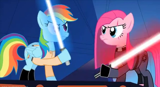 Star Wars Re-enacted By My Little Ponies [Video]