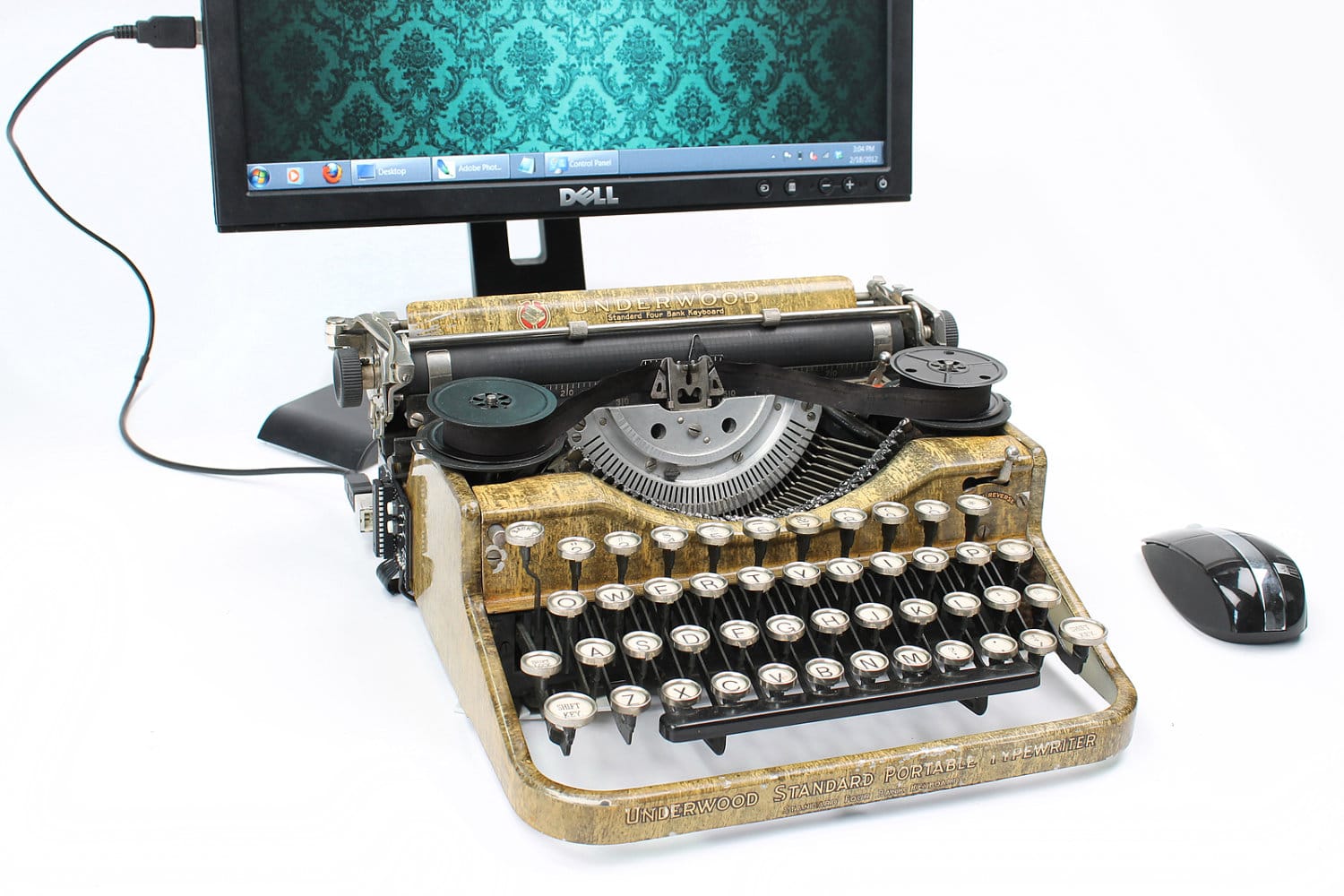 Real Typewriters Become Retro USB Keyboards