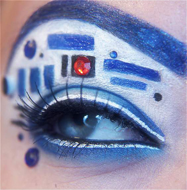 Geek Girl Style: Stunning Star Wars R2-D2 Eyes Geek Girl Style: Stunning Star Wars R2-D2 Eyes