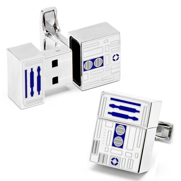 R2-D2 USB Flash Drive Cufflinks Will Make The Geek Girls Swoon R2-D2 USB Flash Drive Cufflinks Will Make The Geek Girls Swoon