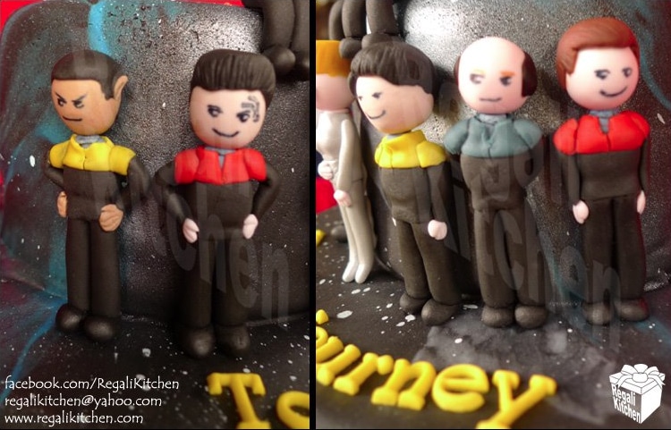 Trekkies Rejoice: The Dark Chocolate Star Trek Voyager Cake