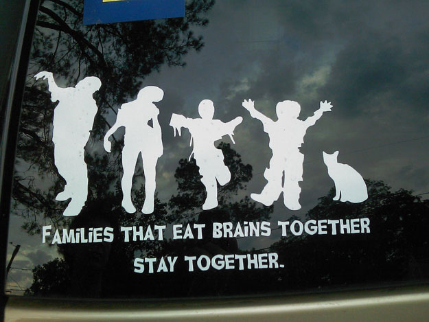 Zombie Family Car Decals: If You Can’t Beat Them, Join Them Zombie Family Car Decals: If You Can’t Beat Them, Join Them